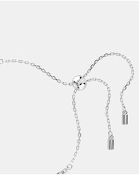 Swarovski - Matrix bracelet, Crystal pearl, Round cut, White, Rhodium plated
