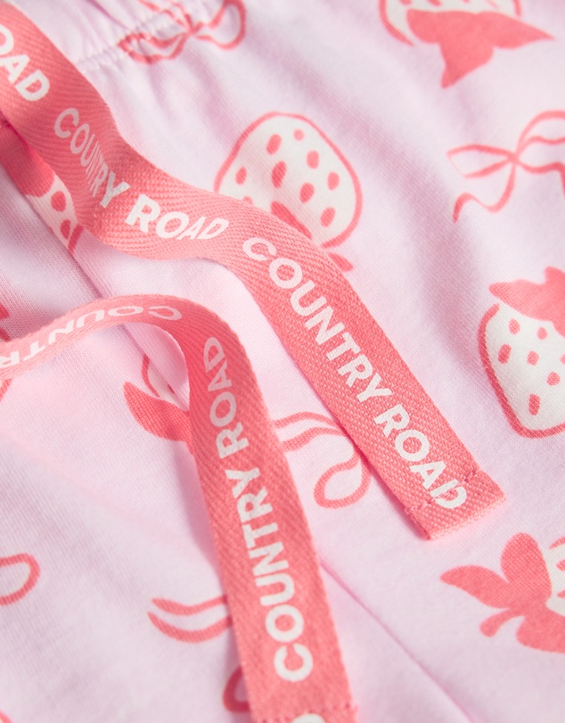 Country Road - Australian Cotton Short Sleeve Frill Sleep Set