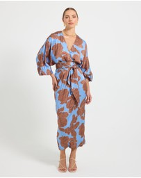 Pasduchas - Lucent Wrap Midi Dress