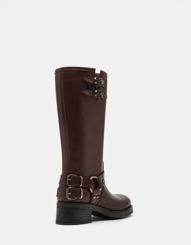Steve Madden - Astor Brown Leather Boots