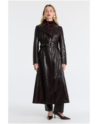 Bardot - Andros Vegan Croc Leather Coat