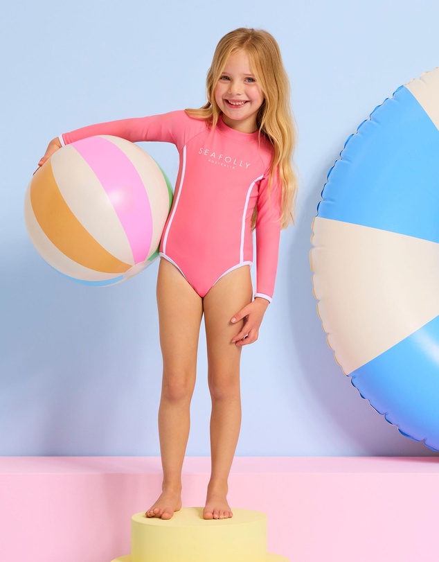 Seafolly - Essential Logo Paddlesuit - Kids