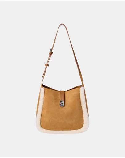 EVERAU - Australian Shepherd Ugg Dona Cow Suede Upper Bags