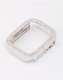 Lovisa - Silver & Diamante Watch Case 40/41mm