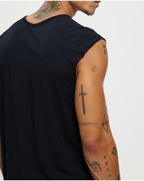 Surrounded By Ghosts - The Graftonite Asymmetrical Cotton Tail Muscle T-Shirt