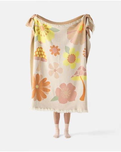 Linen House Kids - Flower Power Blanket