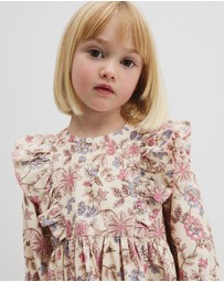 Country Road - Organically Grown Cotton Printed Ruffle Cord Dress