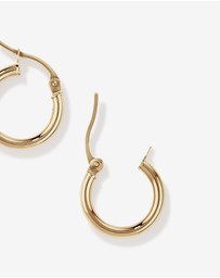 Michael Hill - 14mm Hoop Earrings in 10kt Yellow Gold