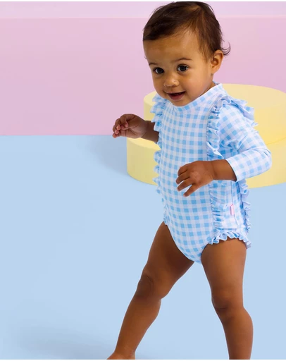 Seafolly - Gingham Frill Sunsuit - Babies