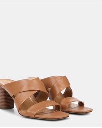Vionic - Merlot Heeled Sandal - Toffee