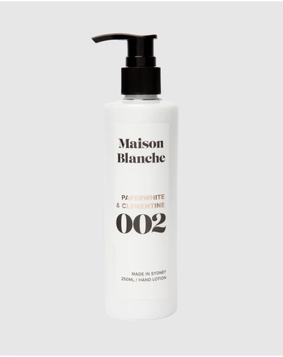 Maison Blanche - 002 Paperwhite & Clementine - Hand Lotion