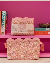 Sky Gazer - Scalloped Edge Wet Bag- Flower Power