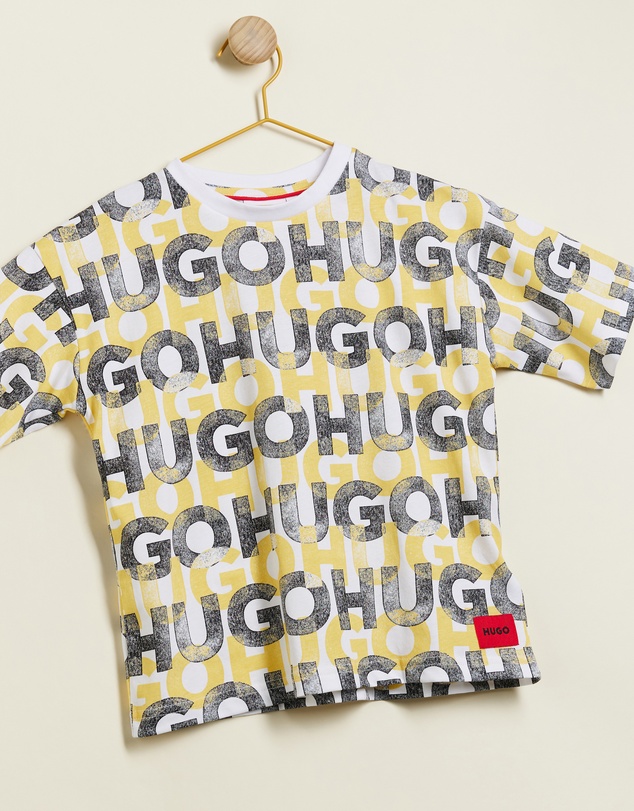 HUGO - All Over T-Shirt - Kids-Teens