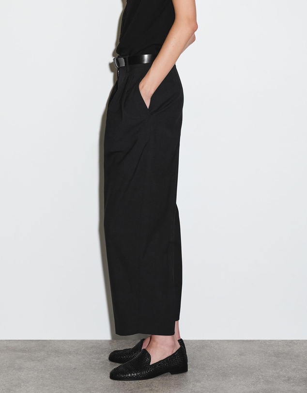 COS - Pleated Barrel-Leg Wool Trousers
