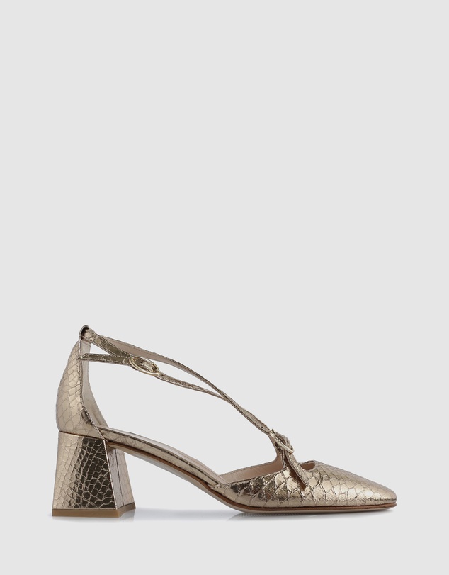 S by Sempre Di - Amy Block Sandals