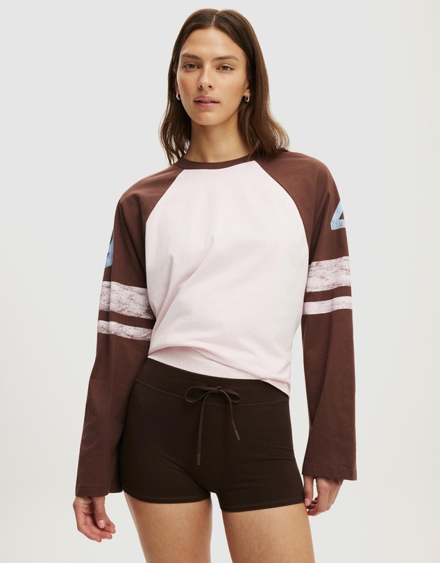 Cotton On Body Active - Active Graphic Raglan Tee