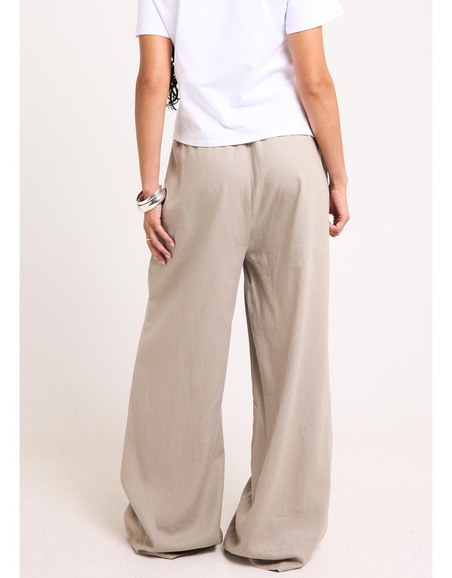 Subtitled - Hideaway Linen Wide Leg Pants