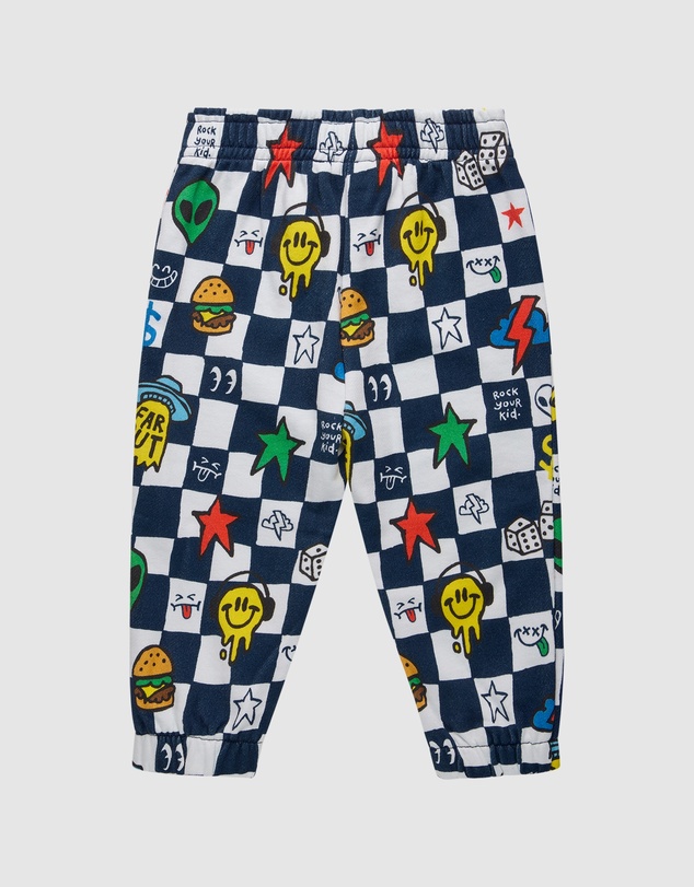 Rock Your Baby - Far Out Check Baby Alexander Track Pant