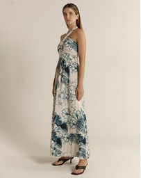 Fate + Becker - Solstice Palms Halter  Dress