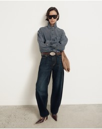 Witchery - Boxy Long Sleeve Denim Shirt