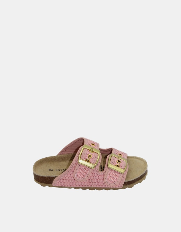 Human - Kid's Gracie Raffia Sandals Pink
