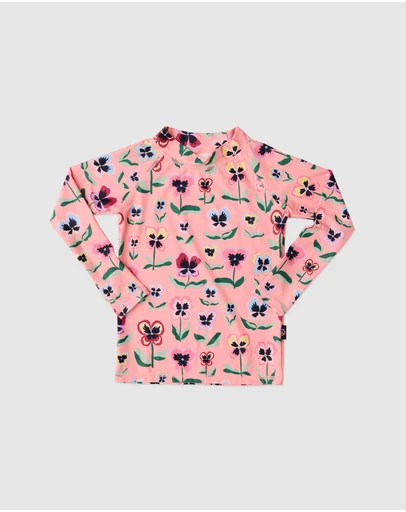 Kip&Co - Pretty Pansy Rash Vest - Babies-Teens