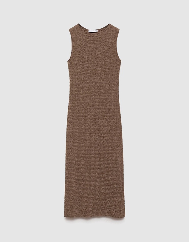 M.N.G - Fitted Textured Dress