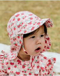 Kynd Baby - Miffy Sunny Hat in Berry Check