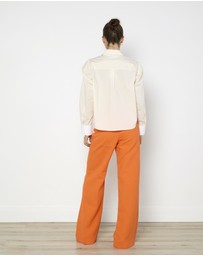 Cirkular - Pre-Loved - Courreges Pantalon in Orange
