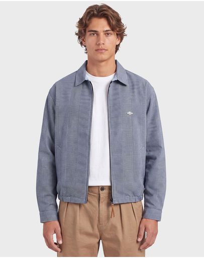 PEACOAT NAVY CHECK