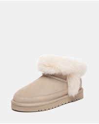 EVERAU - Australian Shepherd Ugg Frovia Cow Suede Upper UGG Boots