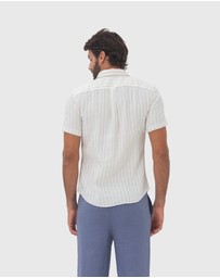 Coast Clothing - Short Sleeve Linen Shirt - Beach