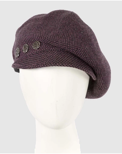 Max Alexander - European Made Wine Wool Beret Cap