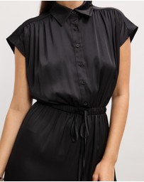 The Fated - Bryne Relaxed Satin Jumpsuit