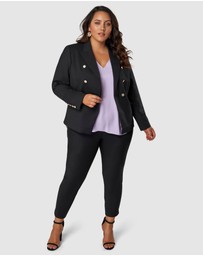 Something 4 Olivia - Madeleine Button Blazer