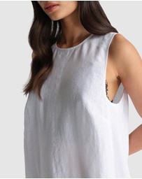 Decjuba - D-Luxe Linen Maxi Dress