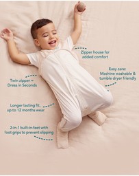Love to Dream - Sleep Suit 2.5T Quilted Stretch Cotton Bees Oatmeal