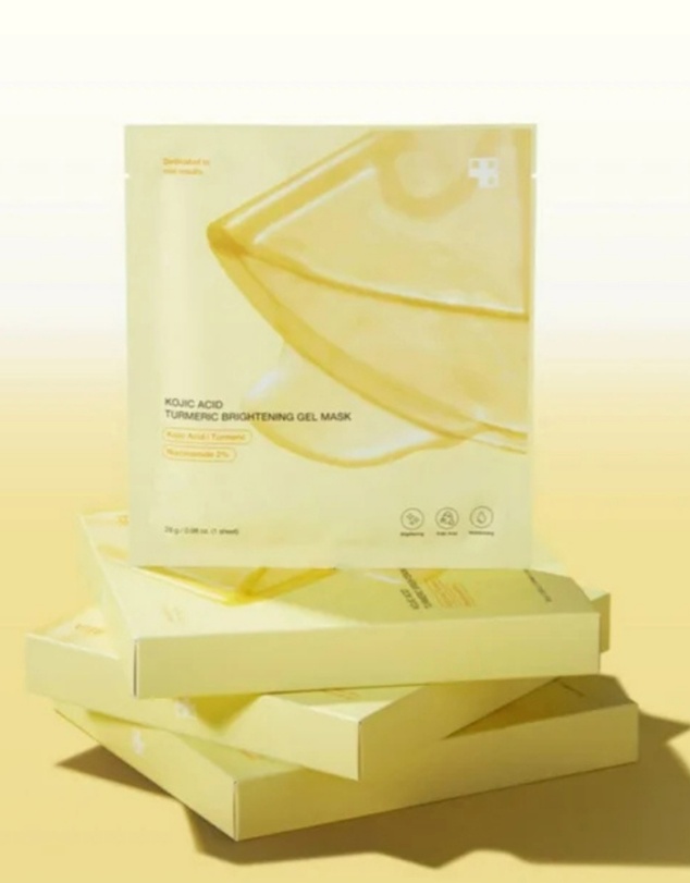 MEDICUBE - Kojic Acid Turmeric Brightening Gel Mask Bundle (4pcs)
