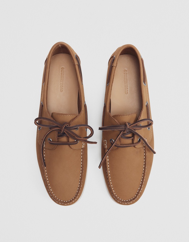 Country Road - Flynn Nubuck Leather Boat Shoe
