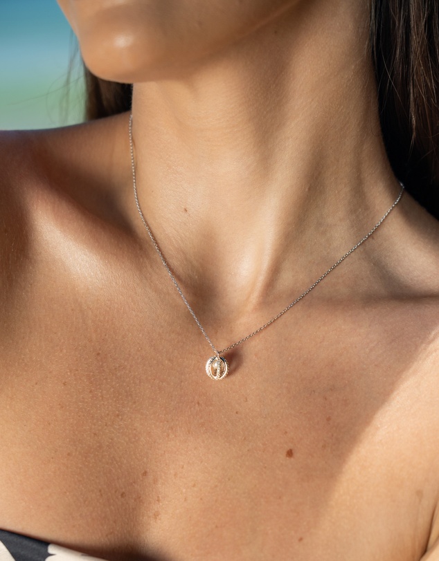 Georgini - Majesty Freshwater Pearl And Cubic Zirconia Pendant Silver