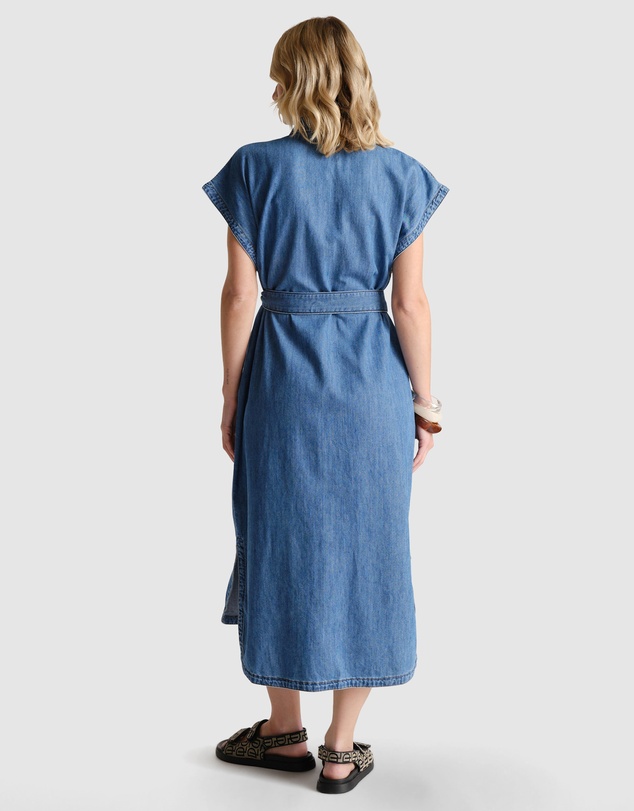 Decjuba - D-Luxe Denim Maxi Dress