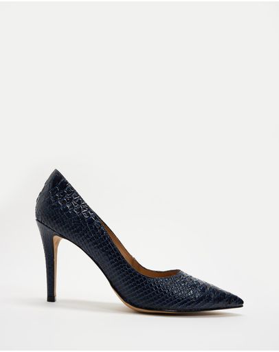 Navy Snakeskin