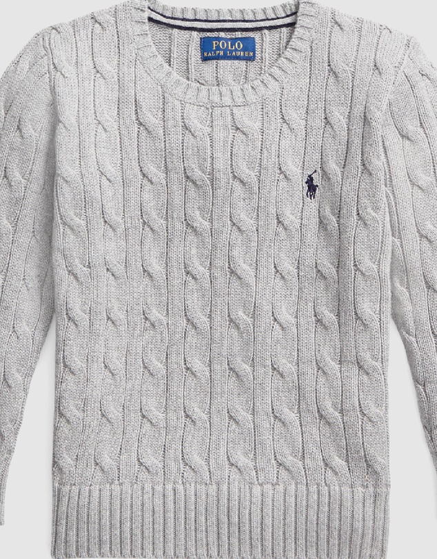 Polo Ralph Lauren - Cable-Knit Cotton Sweater - The Iconic Exclusive - Kids