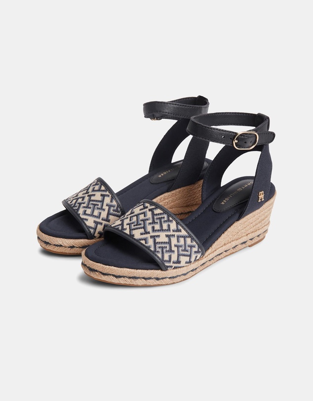 Tommy Hilfiger - Eileen Mid Espadrilles Wedge Jacquard - Women's