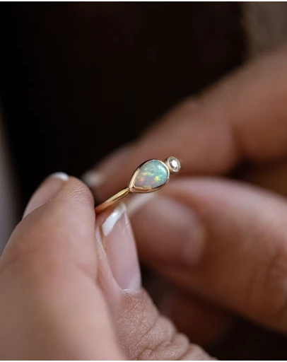 Luna Rae - Solid Gold - Higher Love Ring