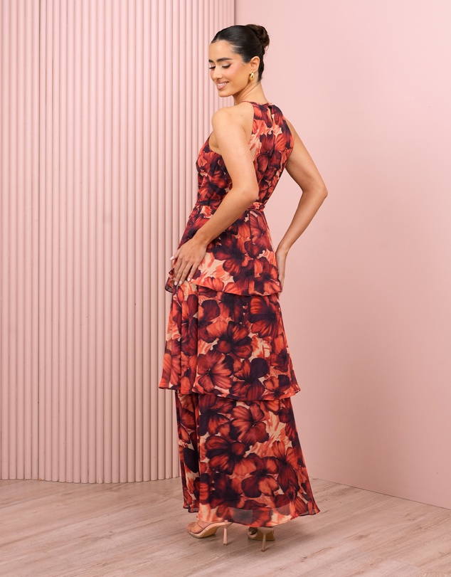 Azzurielle - Kay Tiered Maxi Dress