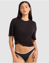 Seafolly - Slub Linen Boyfriend T-Shirt