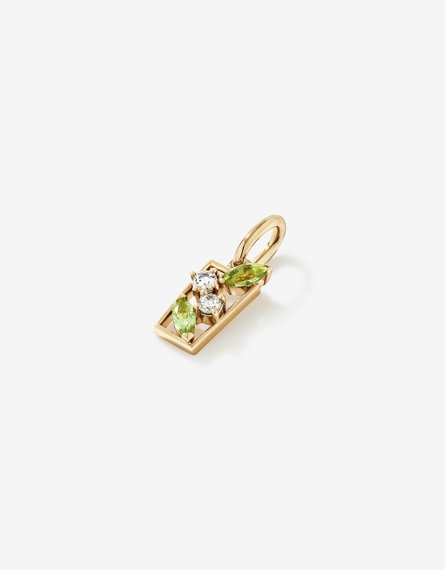 Michael Hill - Green Amethyst & Peridot Mojito Cocktail Pendant in 18kt Gold Vermeil