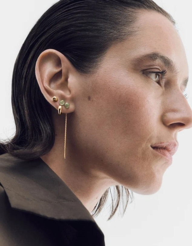 PDPAOLA - Green Aventurine Nova Earrings