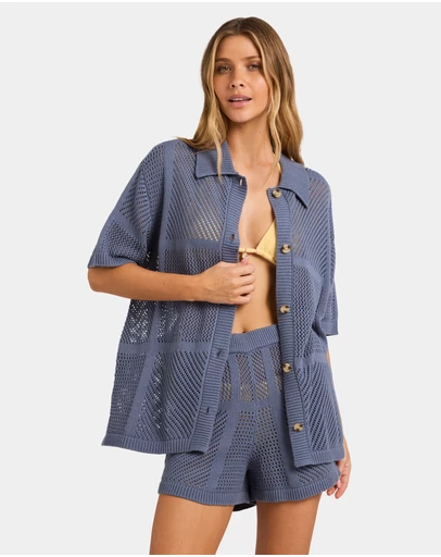 Billabong - Womens Cool Down Short Sleeve Shirt